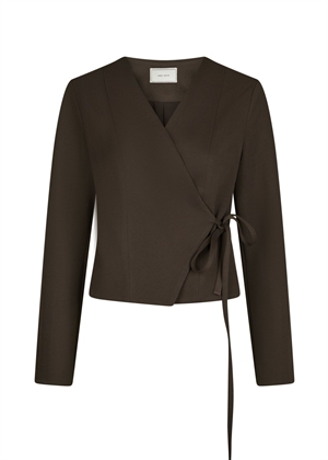 Simmi bluse Dark Brown Neo Noir 